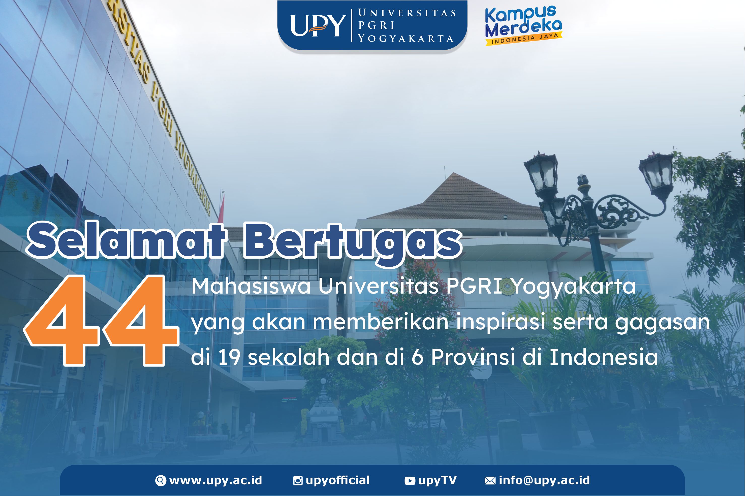 44 Mahasiswa UPY Lulus Program Kampus Mengajar Kemendikbud