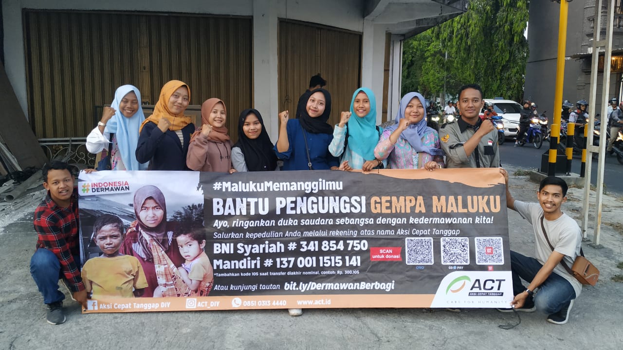 Aksi UPY Peduli Untuk Maluku