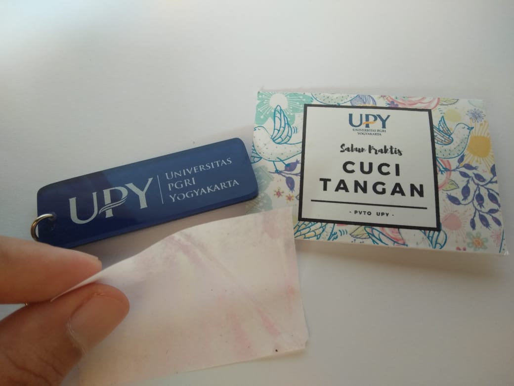 Cegah Penularan Covid-19, PVTO FKIP UPY Produksi Sabun Praktis Cuci Tangan