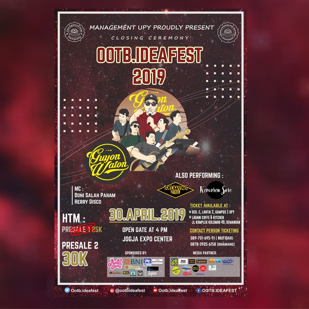 CLOSING CEREMONY OOTB IDEAFEST 2019