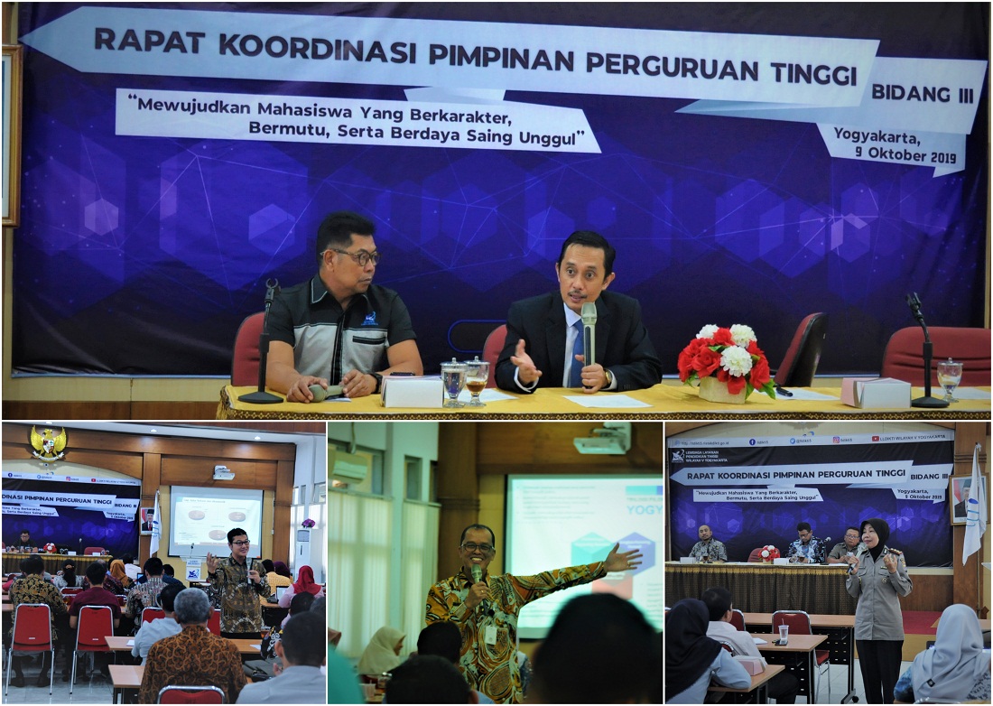 Pelaksanaan Rapat Koordinasi Bidang Kemahasiswaan Perguruan Tinggi Dengan Tema Mewujudkan Mahasiswa Yang Berkarakter, Bermutu, Serta Berdaya Saing Unggul