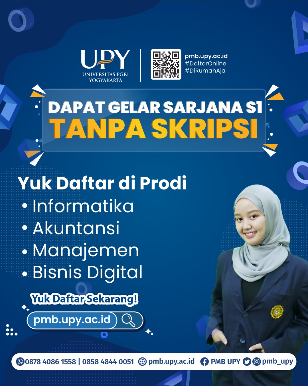 Pendaftaran Kuliah S1 Tanpa Skripsi di Universitas PGRI Yogyakarta: Peluang Menjadi Profesional Berkualitas