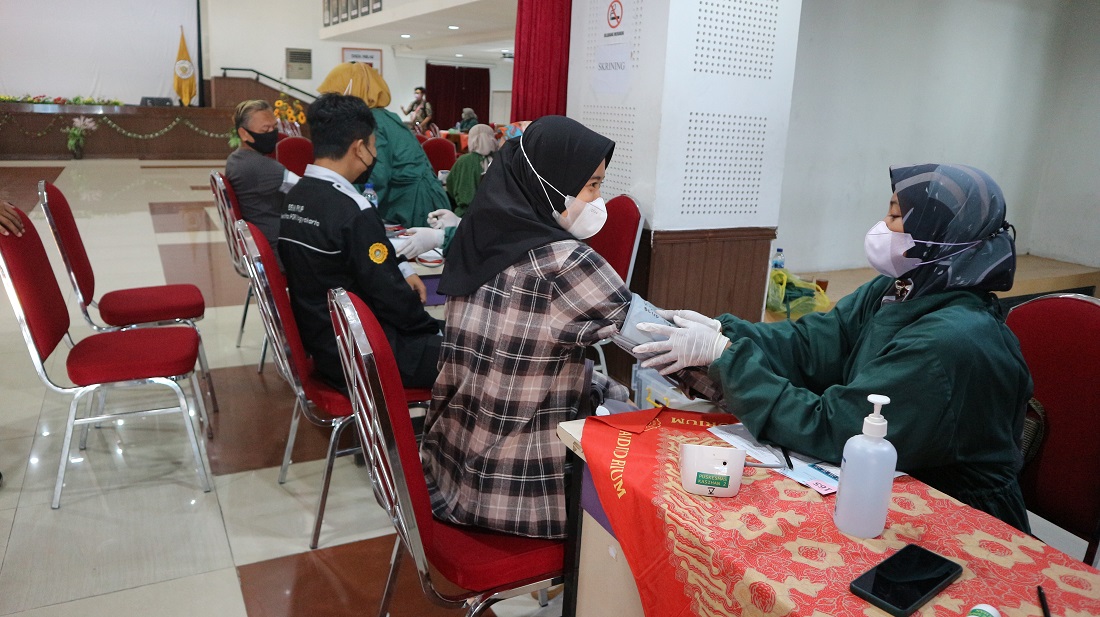 Persiapkan Perkuliahan Tatap Muka, UPY Gelar Vaksinasi Booster