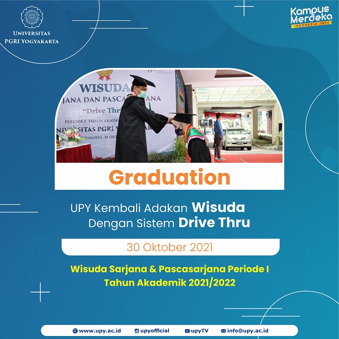 Sebanyak 331 Lulusan Mengikuti Prosesi Wisuda UPY Model Drive Thru