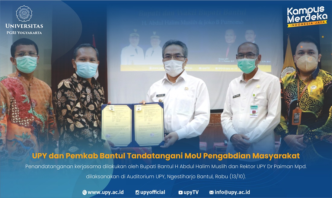 UPY dan Pemkab Bantul Tandatangani MoU Pengabdian Masyarakat