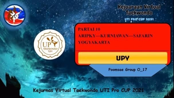 UPY Taekwondo Team Kembali Raih Prestasi di Kejuaraan Nasional Virtual Tae Kwon Do Uti Pro Cup 2021