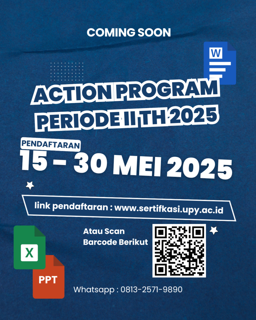 PENGUMUMAN PENDAFTARAN UJIAN ACTION PROGRAM PERIODE II Th 2025