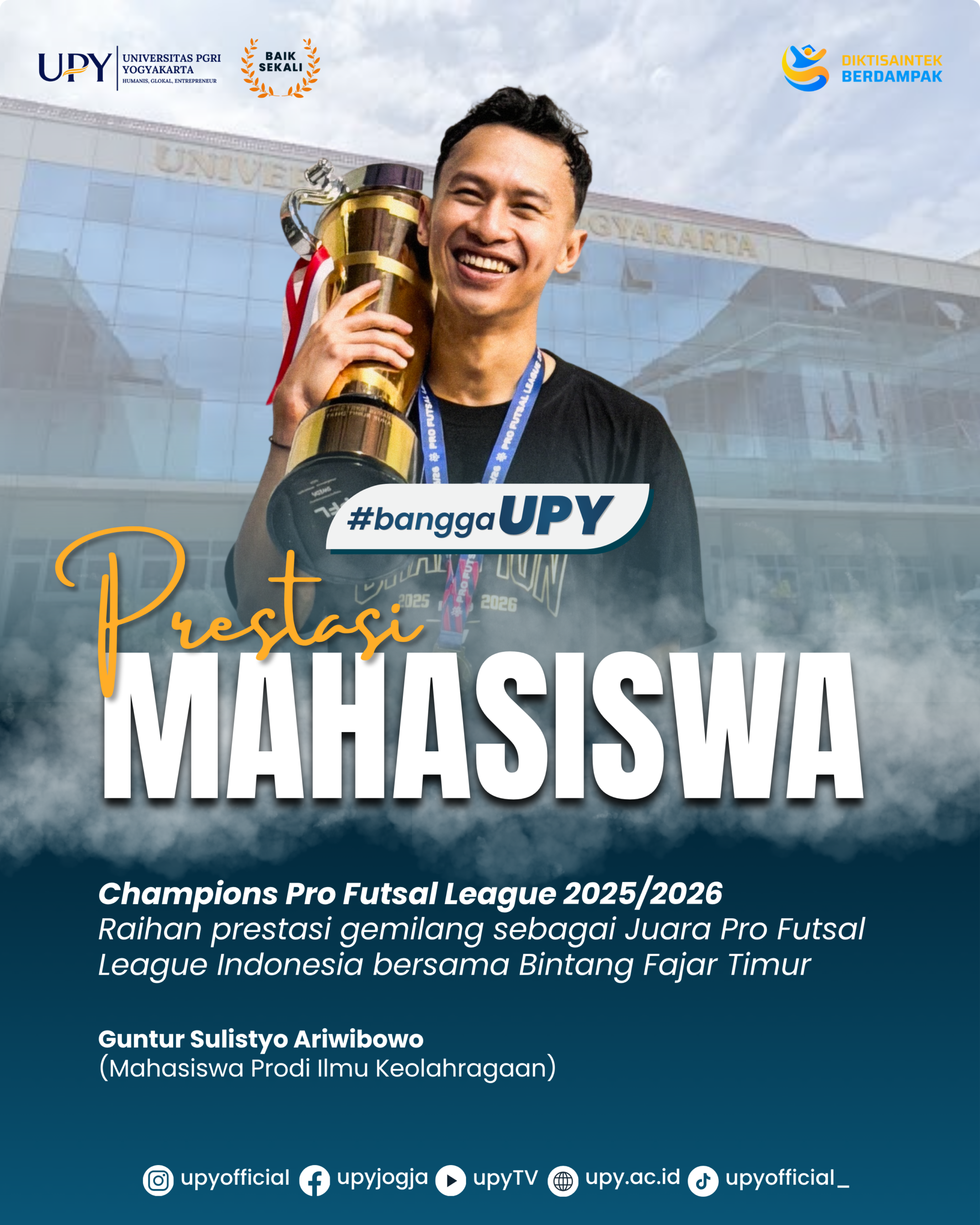 Mahasiswa IKOR UPY Raih Gelar Juara Pro Futsal League 2025/2026, Dipanggil Ikuti Training Camp Timnas Indonesia
