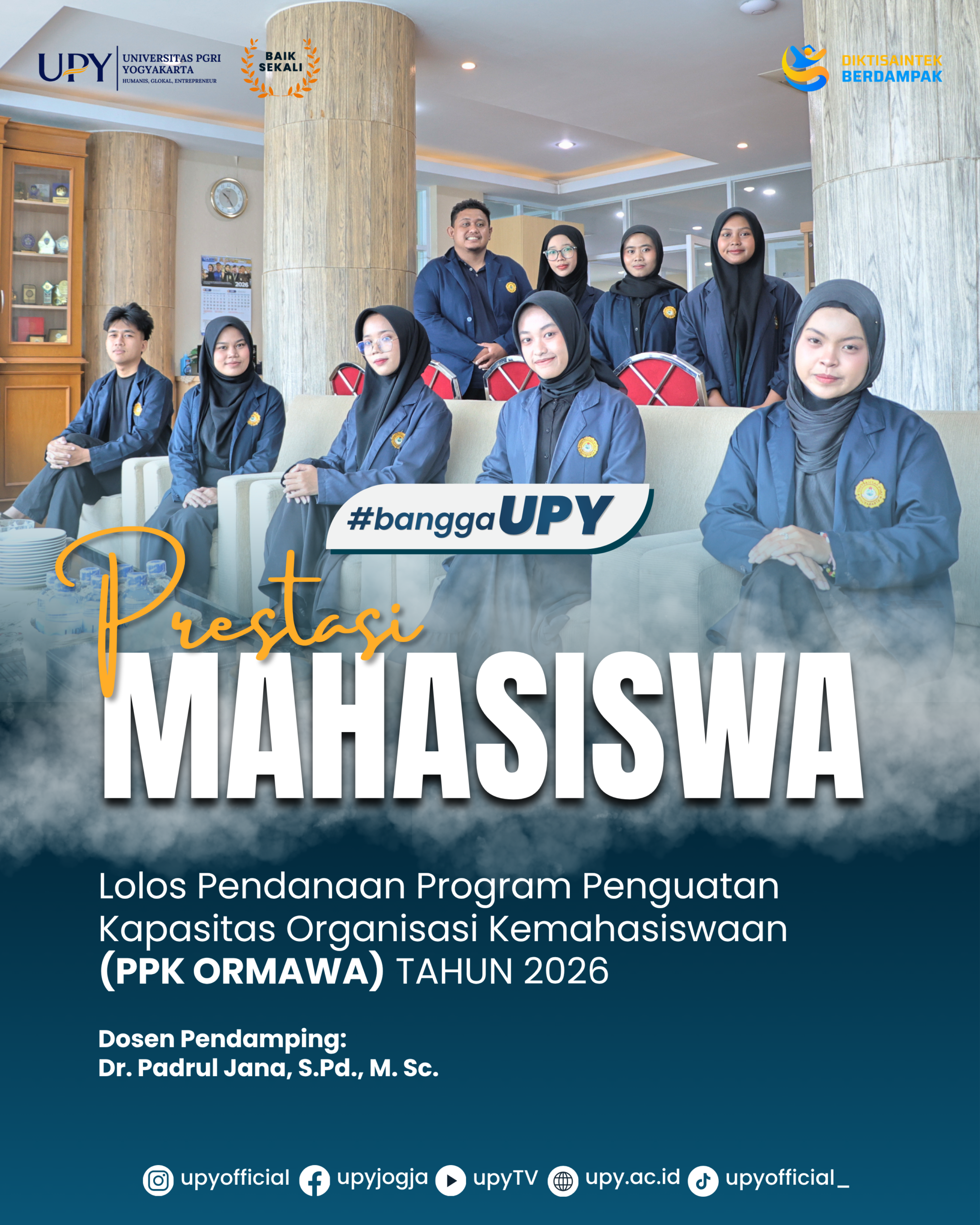 Mahasiswa UPY Lolos Pendanaan PPK Ormawa 2026, Wujudkan Pengabdian Inovatif untuk Masyarakat
