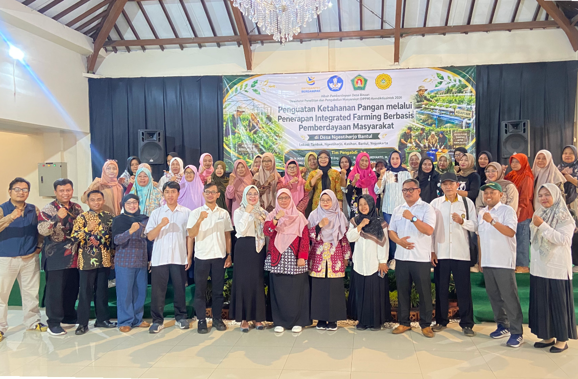 LPPM UPY Perkuat Ketahanan Pangan Desa Lewat Program Desa Binaan Berbasis Integrated Farming